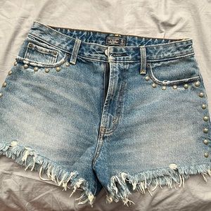 High rise shorts